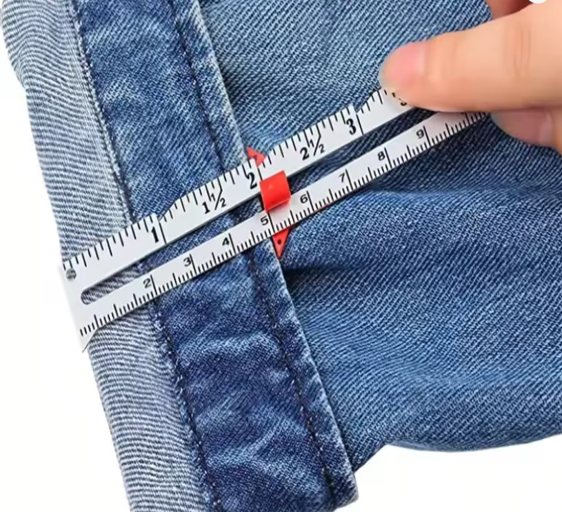 1pc Metal Sliding Sewing Gauge Quilting Measuring Tool Sewing Accessory - NEW