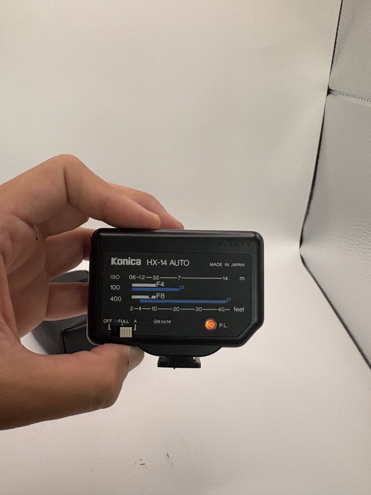 [NEAR MINT] Konica HX-14 AUTO Flash Unit Case for Konica Film Camera FROM JAPAN