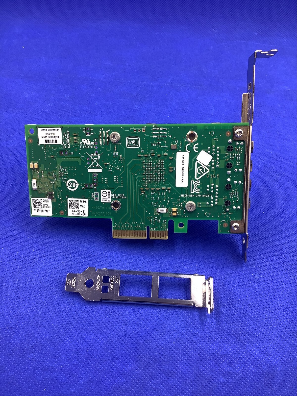 X550-T2 Intel 10Gb 2P Ethernet Converged Network Adapter DELL FKHKX HWWN FKHKC