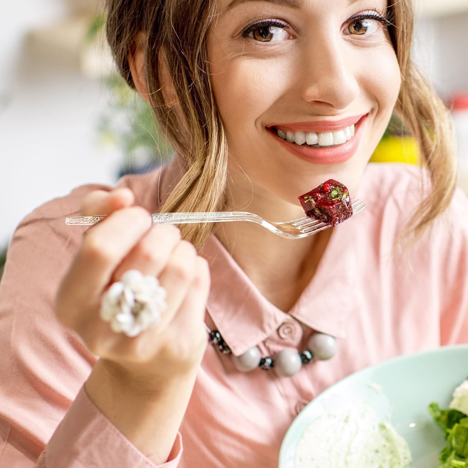 Durable Plastic Forks Set - 168 Count for All Occasions and Gatherings