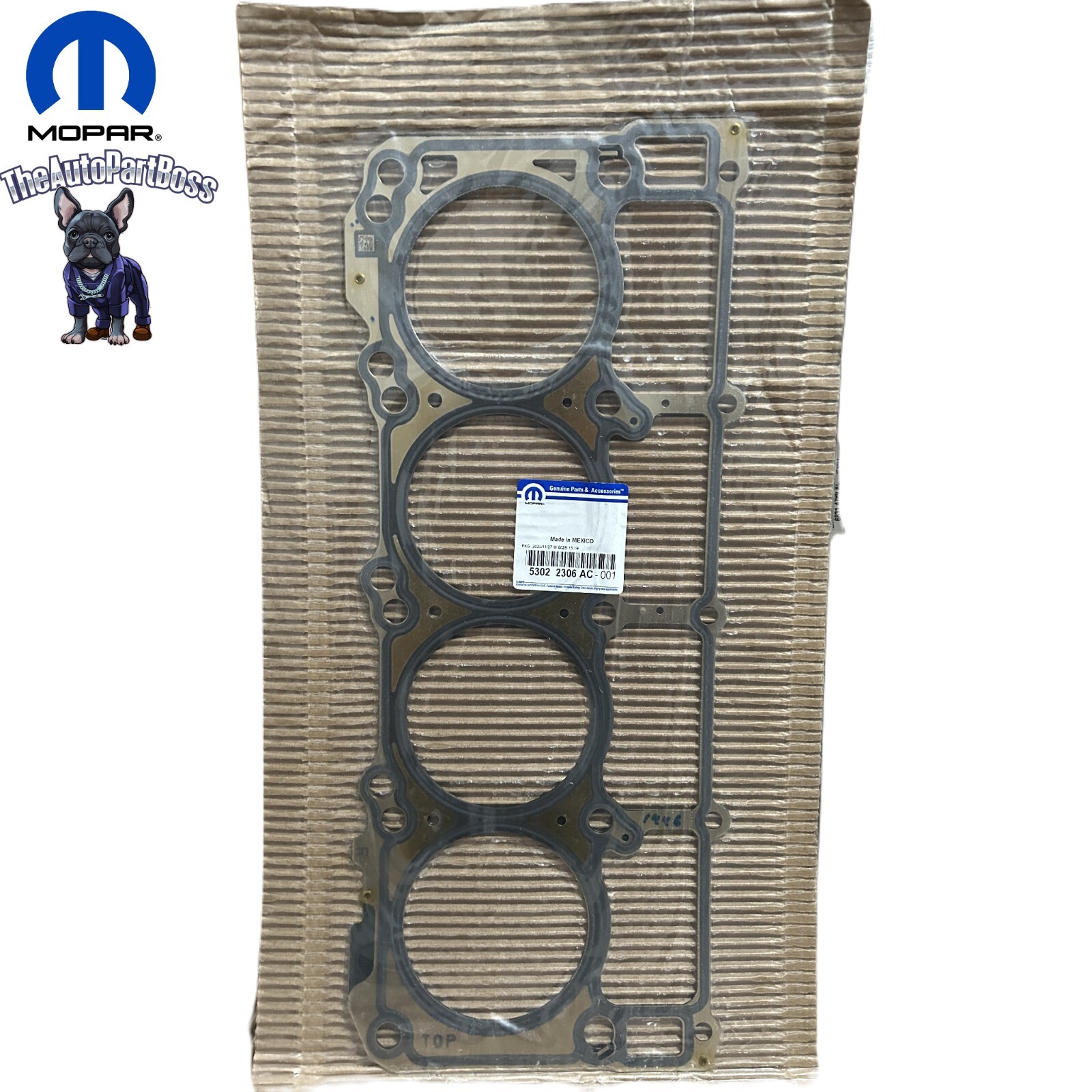 09-24 5.7L Cylinder Head Gasket Genuine Mopar 53022306AC