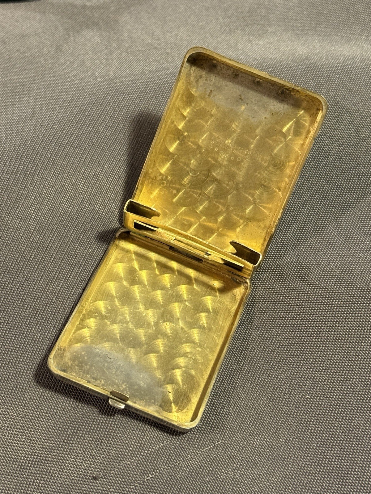 Antique Art Deco Period Elgin Sterling Silver Matchbook Holder Case