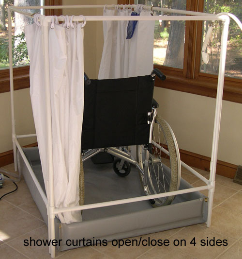 Portable Shower | Wheelchair-accessible Showers | LiteShower Standard Model