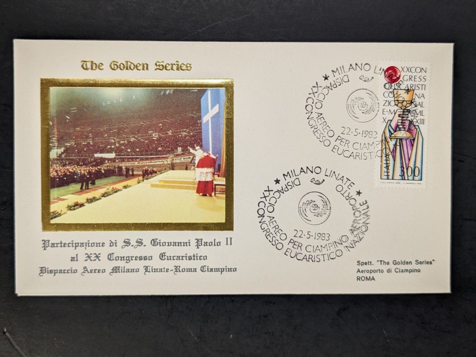 Pope John Paul II, Presides Over 20th Eucharistic Congress, 12 Covers Plus