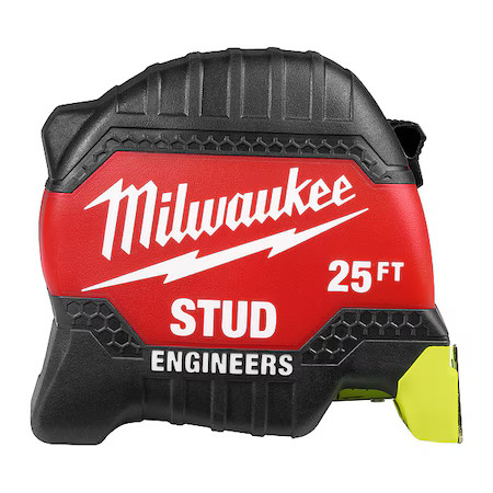 Milwaukee Tool 48-22-1425E 25Ft Tape Measure With Engineer's Scale