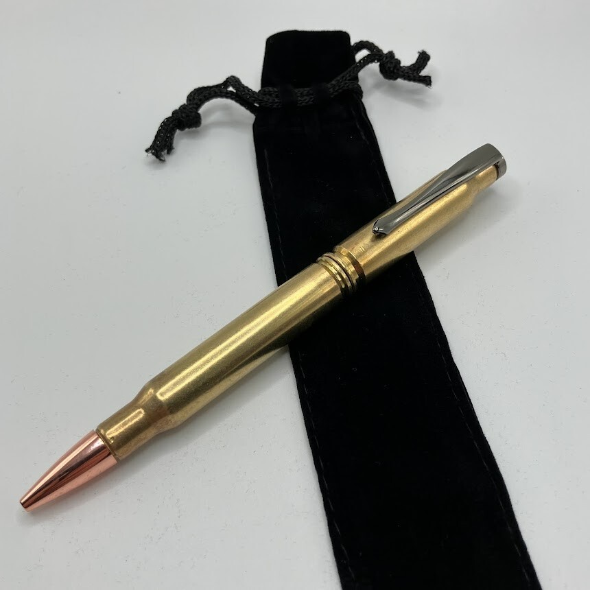 Bullet Casing Twist Pen - Made with real Bullets