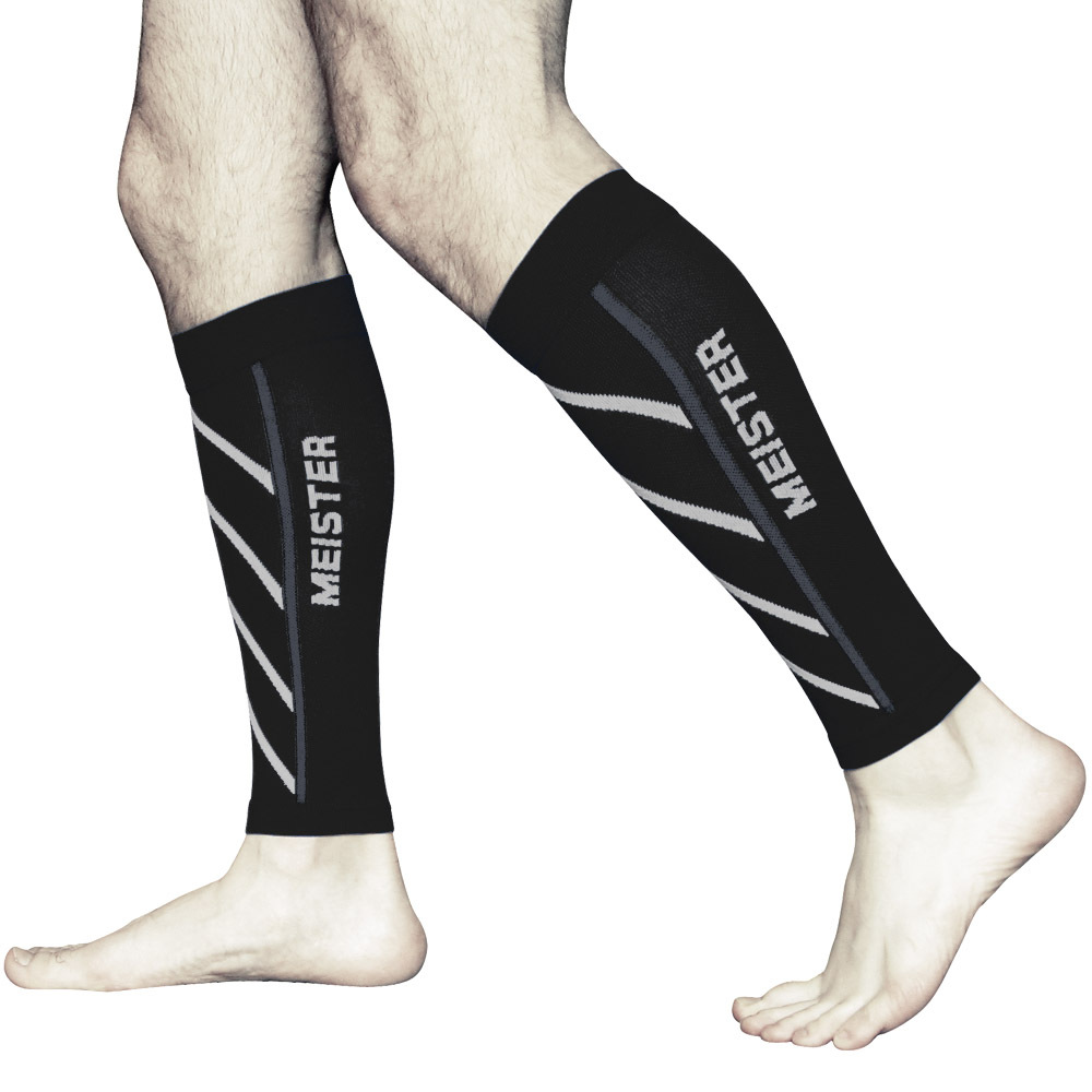 MEISTER COMPRESSION LEG SLEEVES Running Calf Shin Splints CrossFit S/M/L/XL PAIR