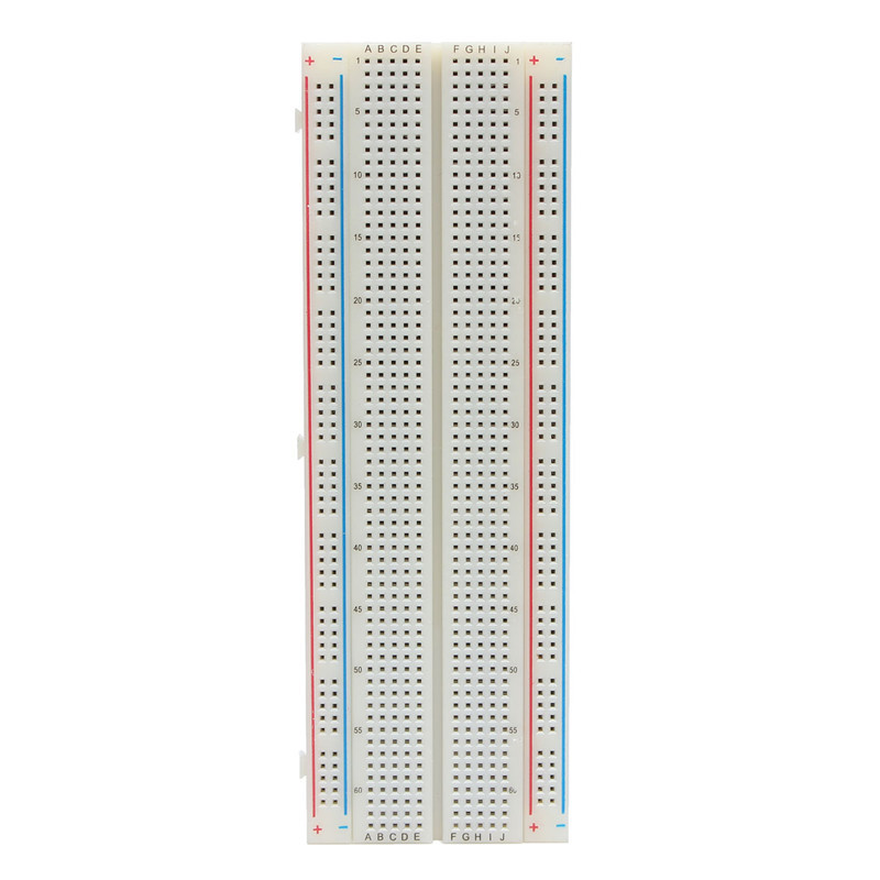 MB-102 830 Point Breadboard + 3.3V 5V Power Supply + 65 Jumpers + Battery Cable