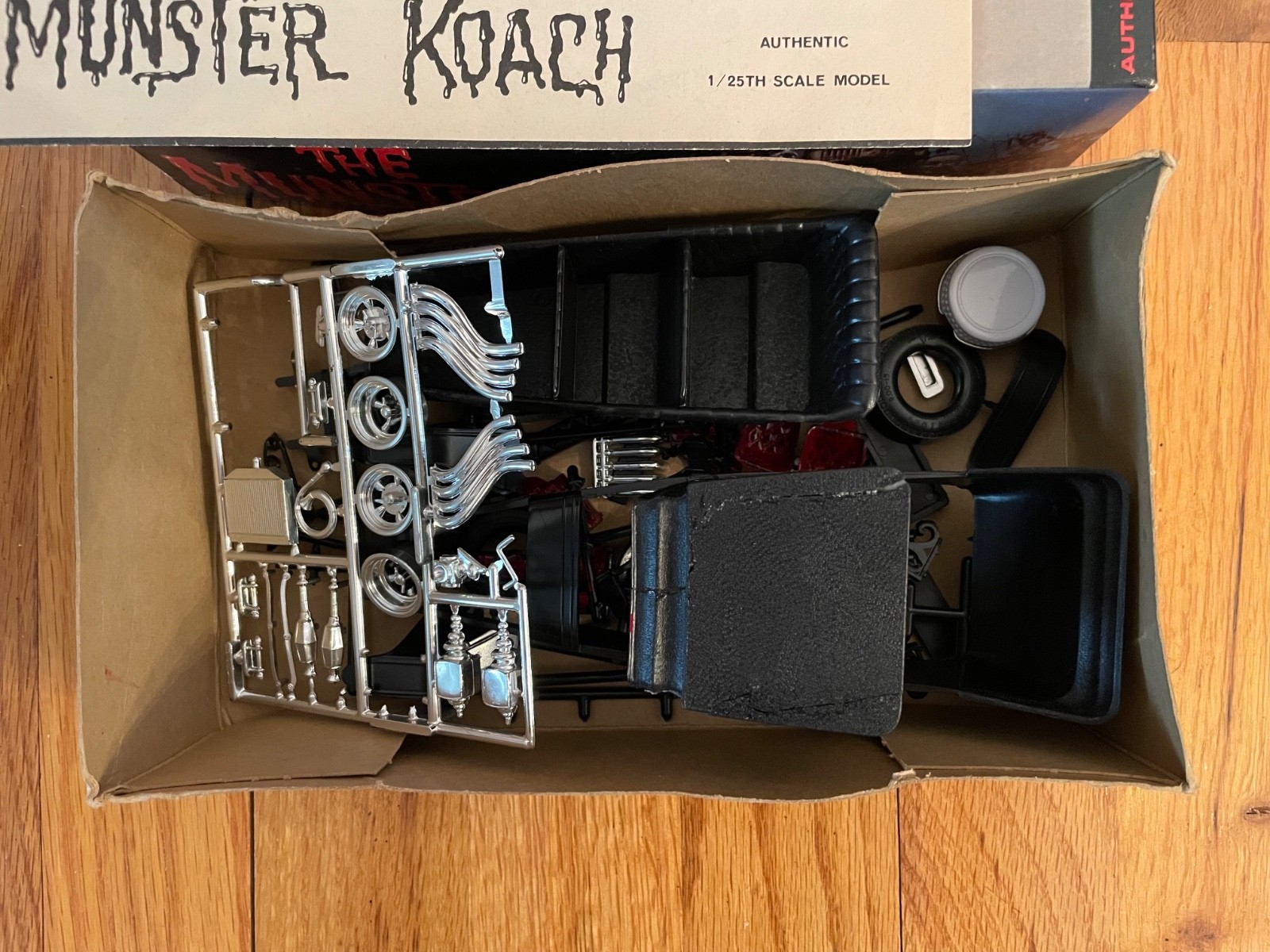 Vintage 1964 AMT MUNSTER KOACH Model Kit, George Barris