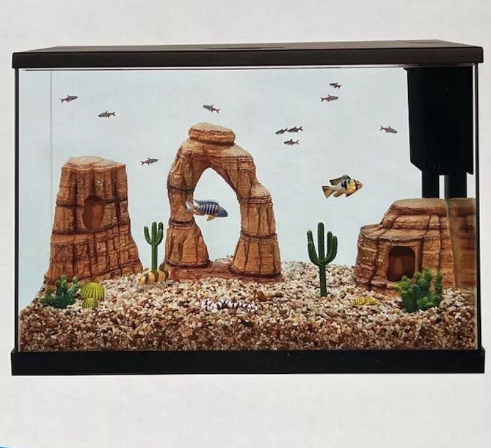 Top Fin Way Out West Aquarium Decor Pack   Fish Tank decor NIB