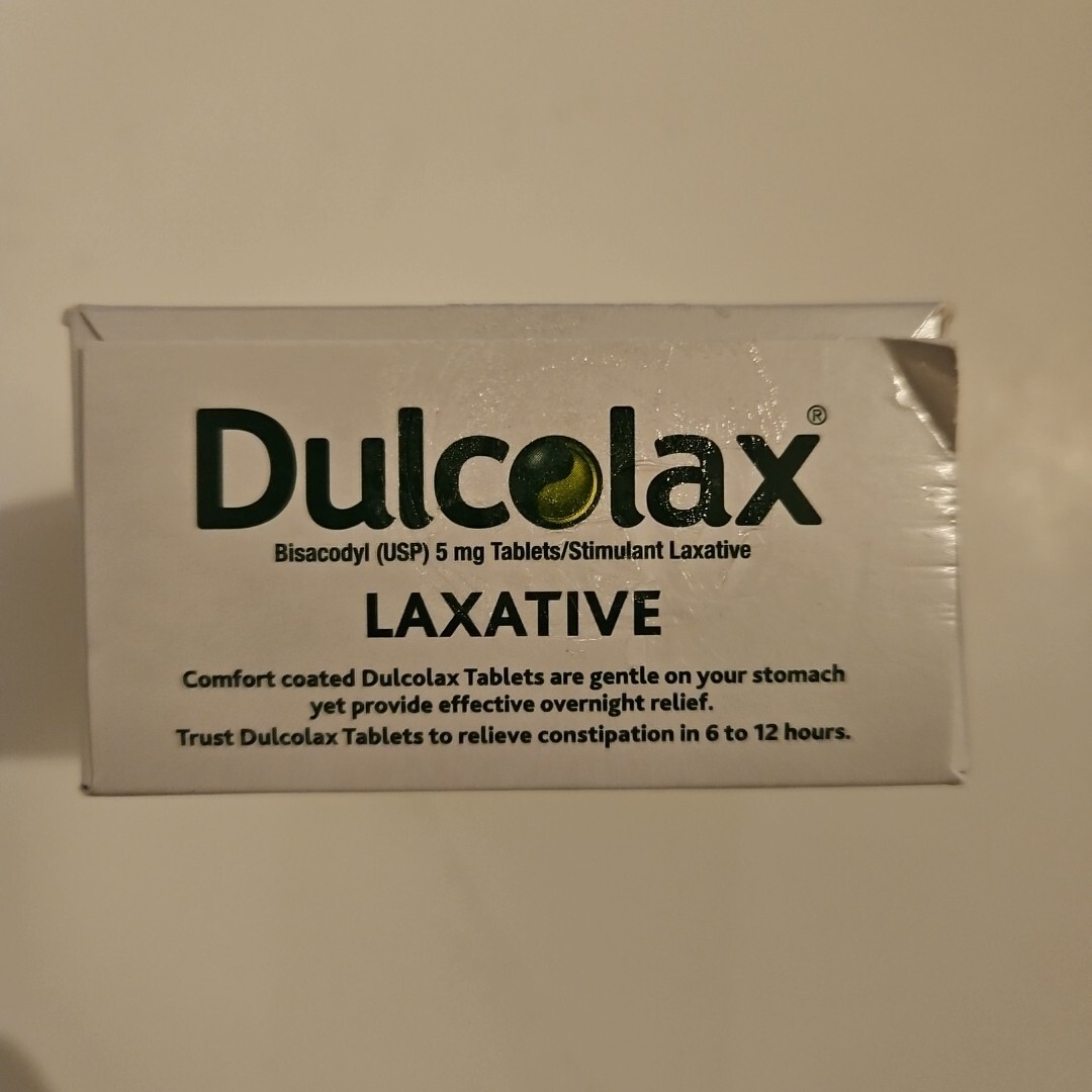 Dulcolax Laxative Tablets Reliable Overnight Relief 100 Ct Exp 2025+