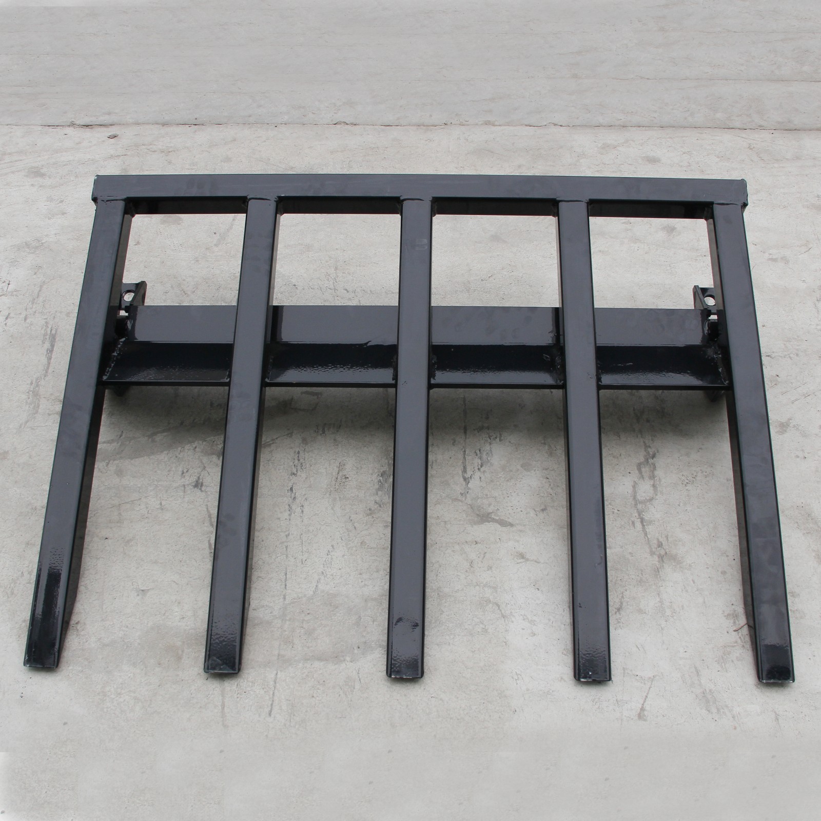 60" Clamp Debris Forks Tractor Skid Steer Loader Bucket Pallet Forks Heavy Steel