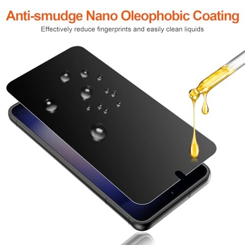 2 Pack for Samsung Galaxy S23 Matte Privacy Screen Protector Sansung Galaxy S23