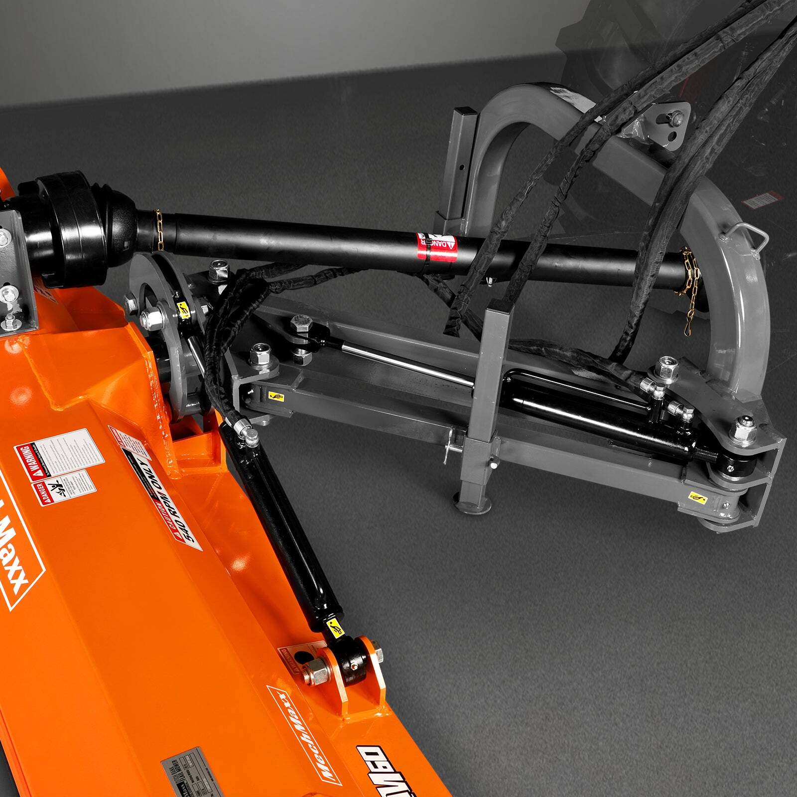 MechMaxx 3-Point PTO Offset Flail Ditch 60" Bank Mower, 25-60HP, CAT 1, VAM60