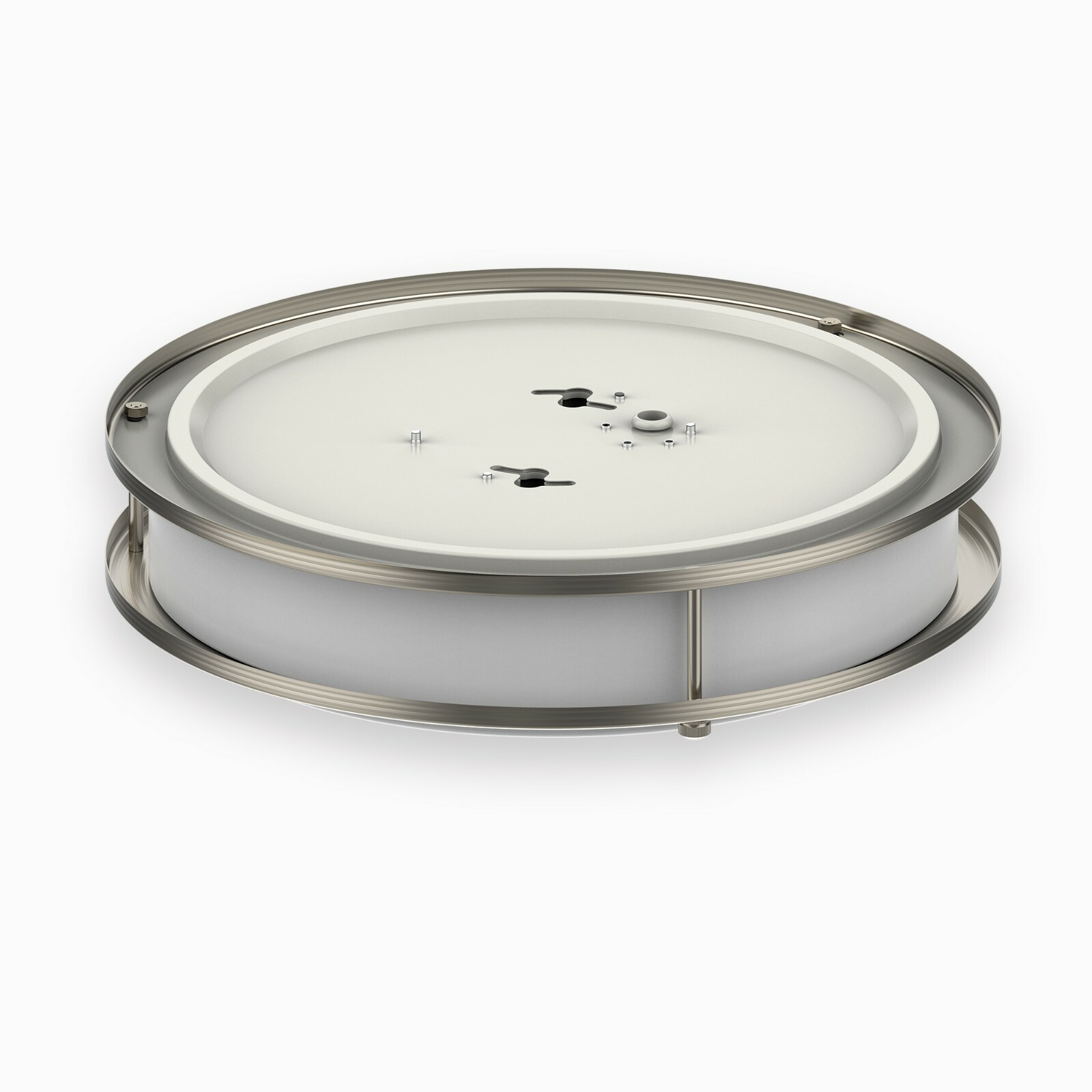 2-PACK LED Flush Mount Dimmable Ceiling Light 4000K Daylight 10"/12"/14