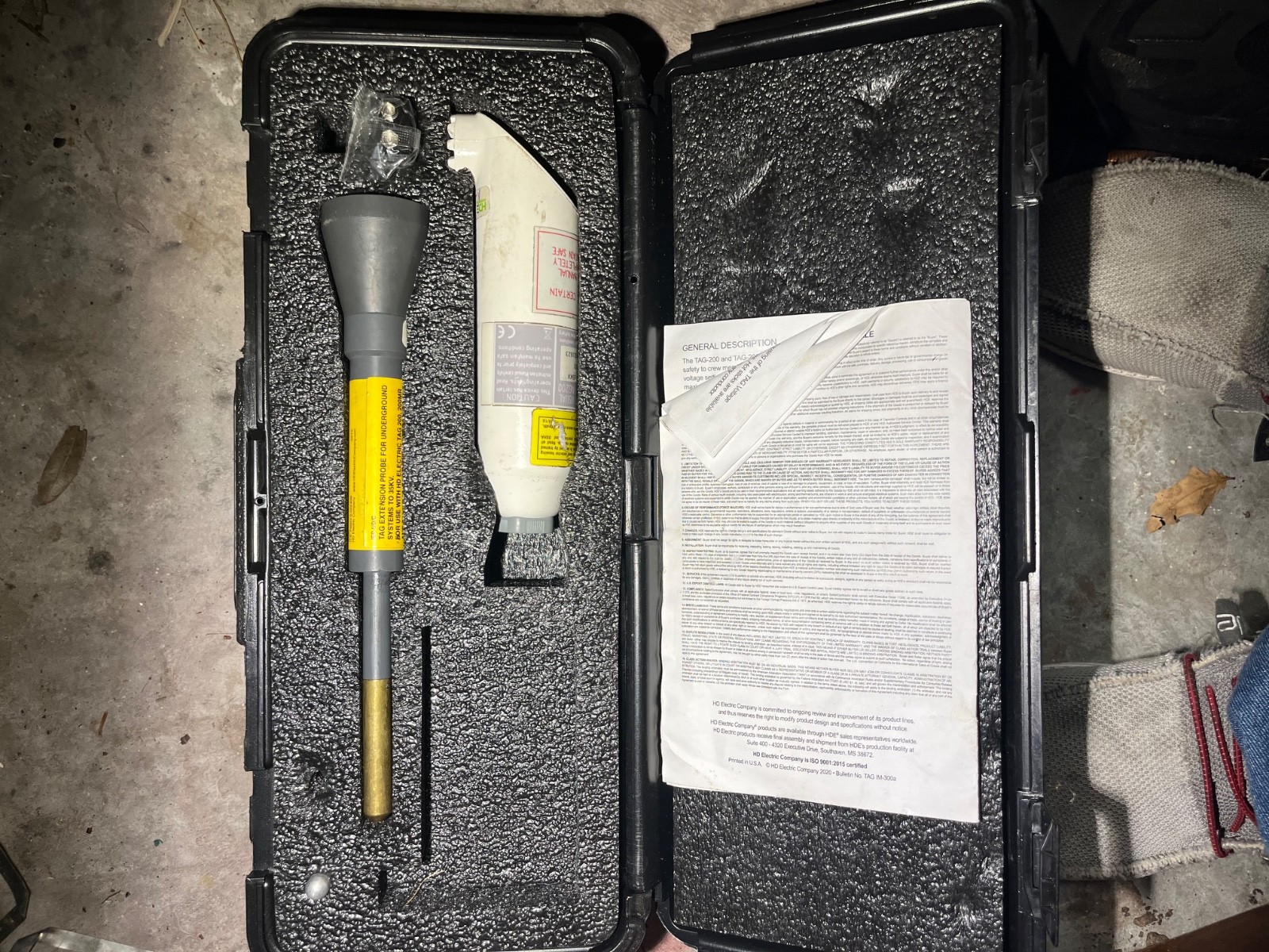 HDE TAG-200 Direct Contact Audible  Voltage Detector Power Line (Lineman Tool)