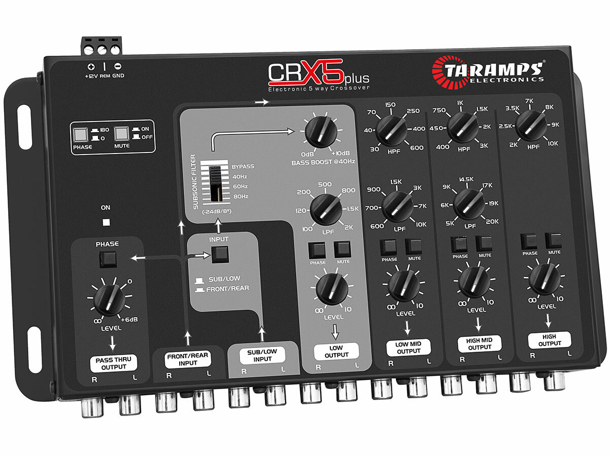 TARAMPS CRX 5 PLUS CROSSOVER - USA DEALER - SAME DAY SHIPPING
