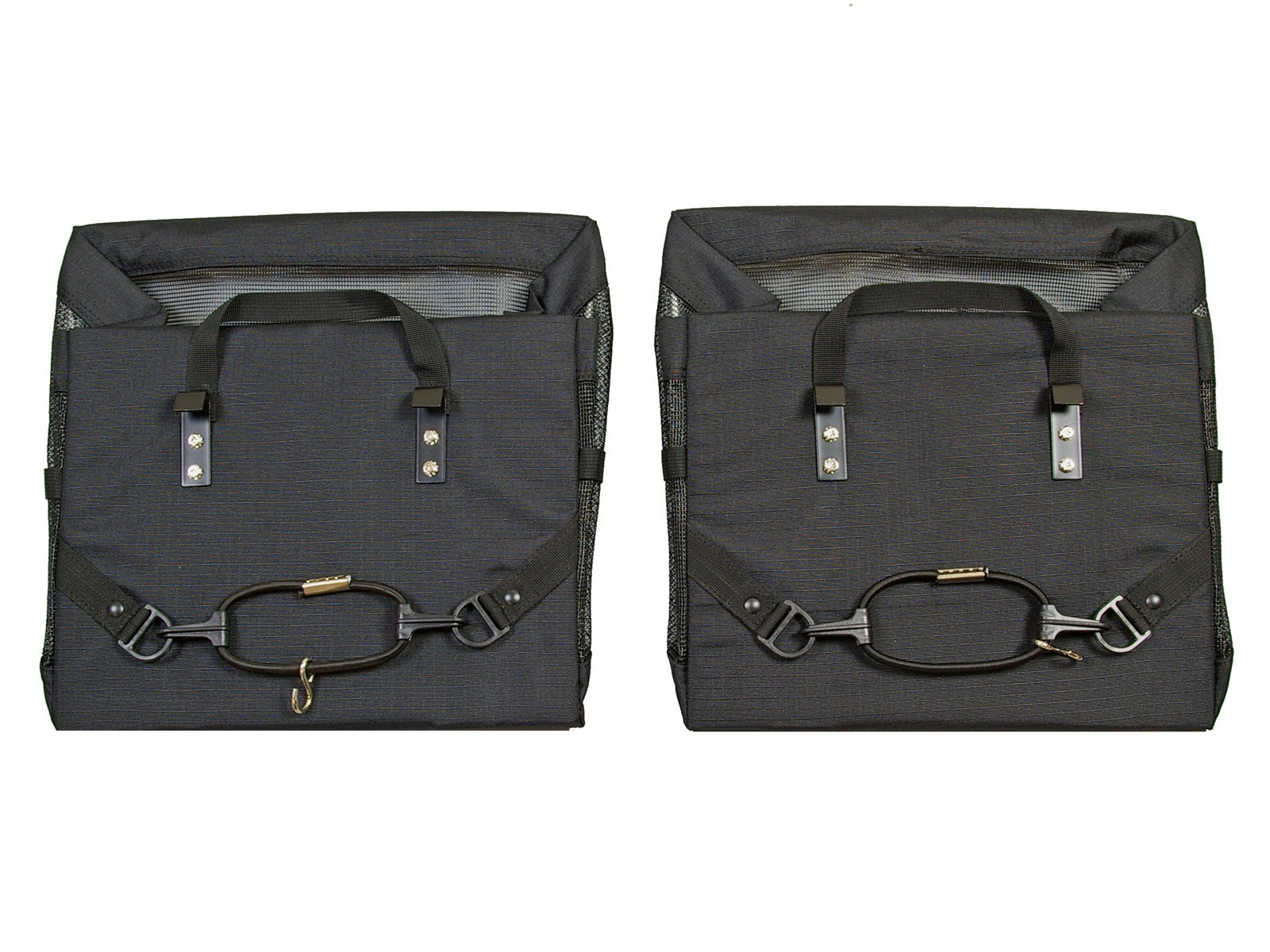 Bushwhacker Omaha Bicycle Panniers Grocery Bags Bike Rack Basket Pair Foldable