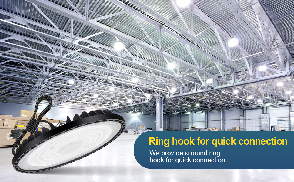 10Pcs 300W UFO LED High Bay Light Industrial Commercial Factory Gym Shop Light