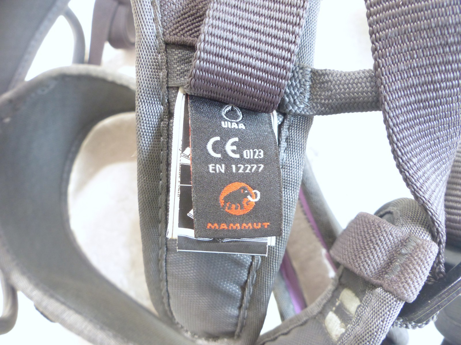 Women's Mammut OPHIR 3 Slide Type C Purple & Gray Rock Climbing Harness Size S