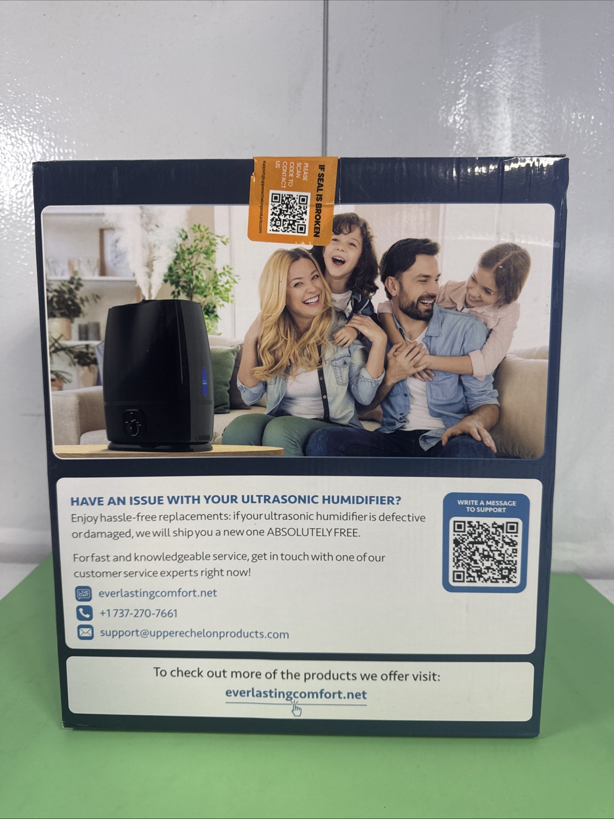 Everlasting Comfort 6L Humidifiers for Bedroom, Quiet 50HR Runtime No-Filter