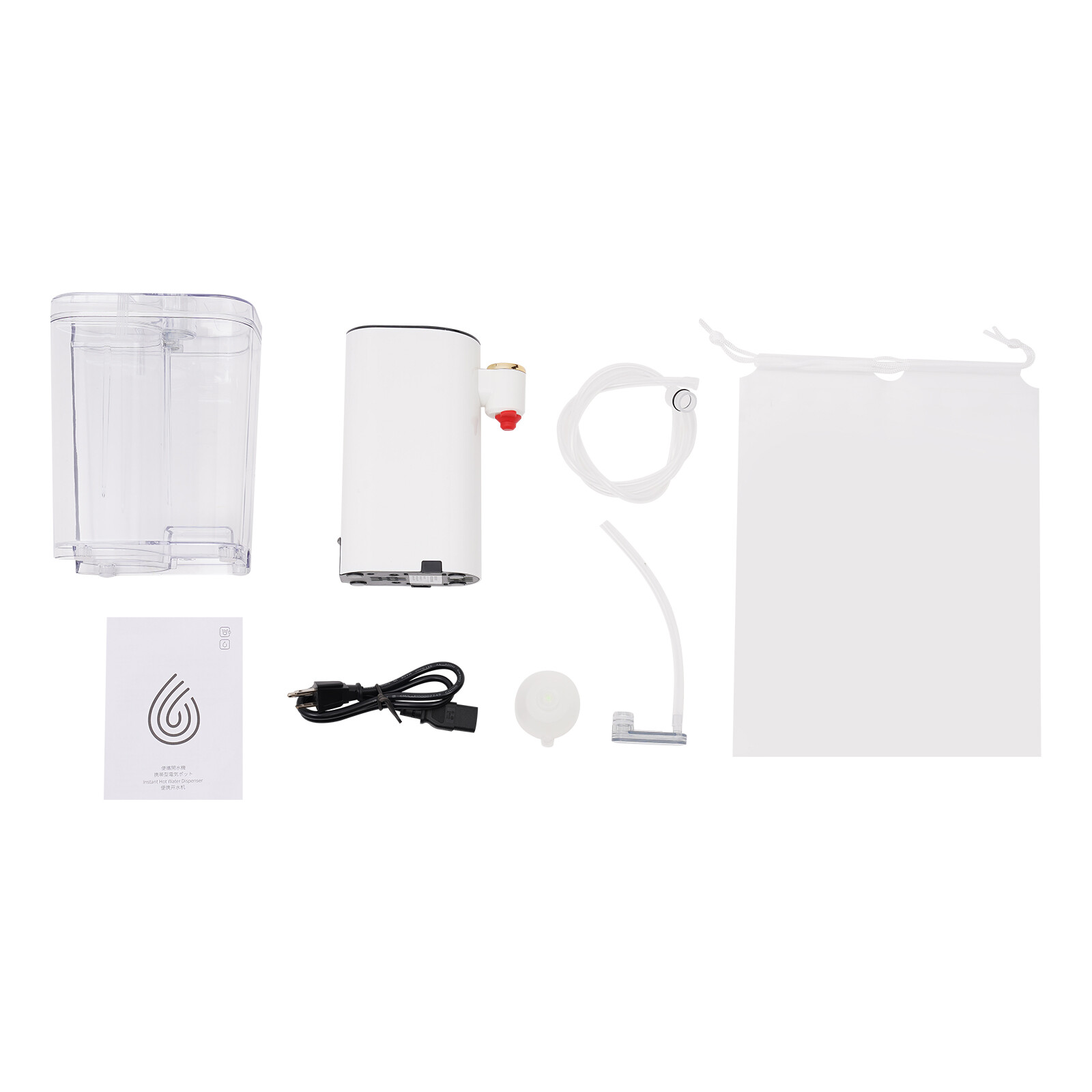 1500W Countertop Bottled Water Dispenser Electric Instant Hot Water Dispenser