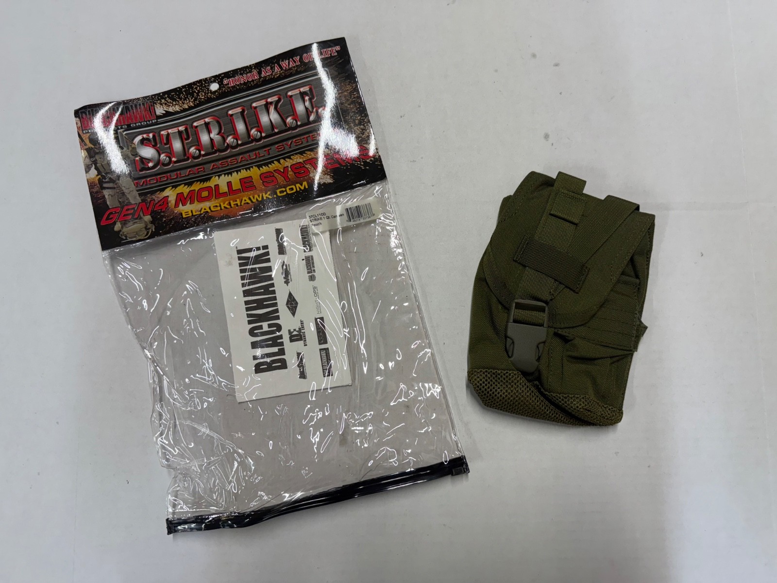 NEW BlackHawk STRIKE 1 Quart Canteen Pouch OD Olive Drab Green 37CL11OD 1qt