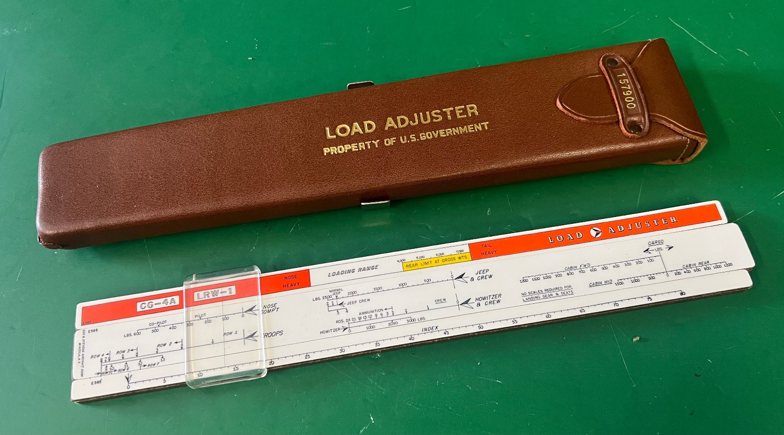 ARMY AIR FORCES CG-4A INVASION GLIDER LOAD ADJUSTER