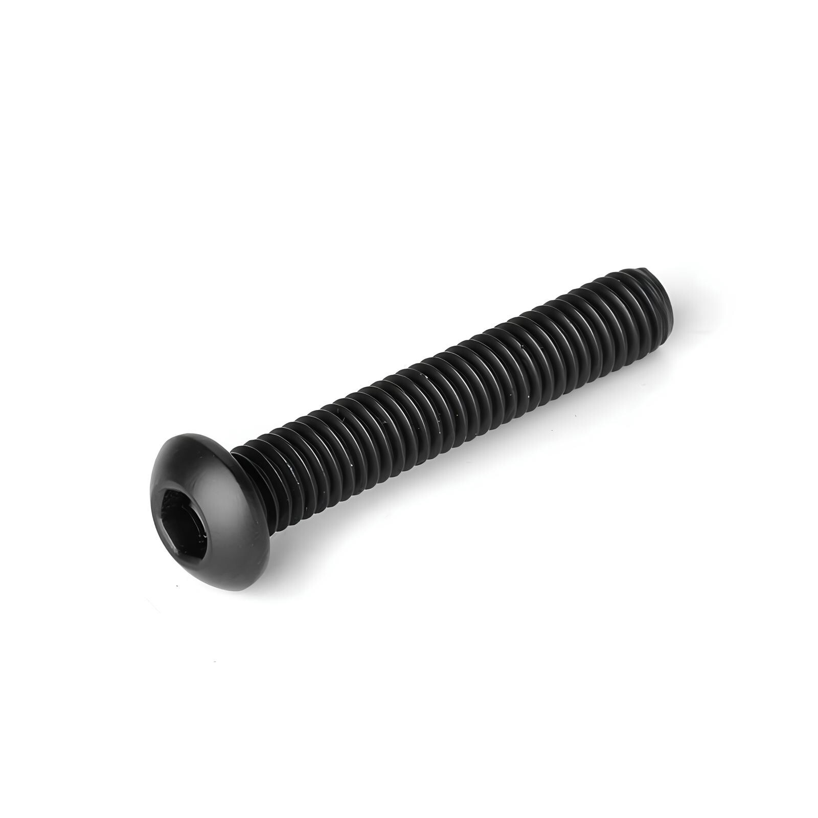 M6-1.00 Button Head Socket Cap Screws, Stainless Steel w/ Black Oxide 18-8