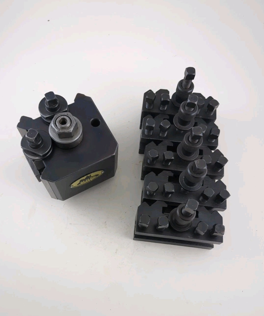 Mecanizados Huesca MH90 Quick Change Tool Post w/ (5) Tool Holders & Wrench