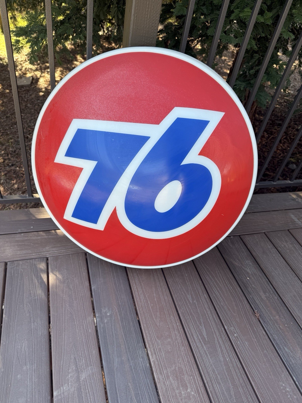 Union 76 Gas Station Lighted Sign Original
