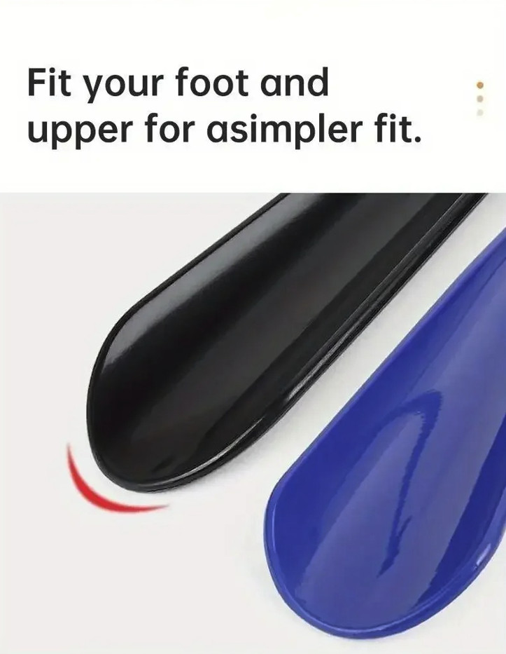 1pc Extra Long Flexible Shoe Horn: Durable Plastic Shoe Spoon Aid - NEW