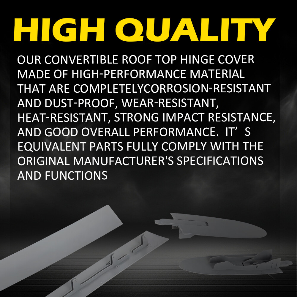 4Pcs Left+Right Convertible Roof Top Hinge Cover Fits BMW E93 335i M3 M4 F83 EOA