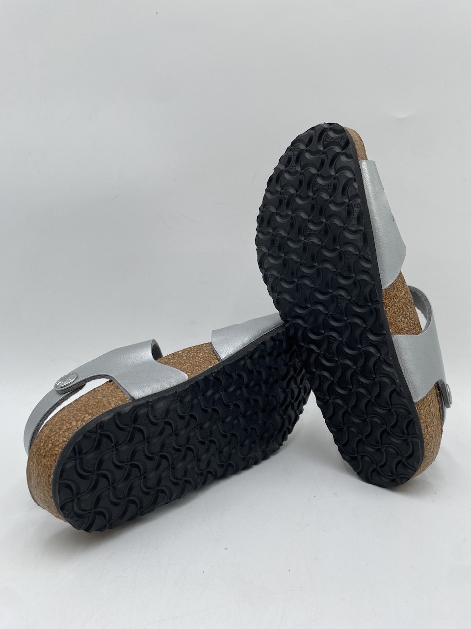 Birkenstock RIO Kids' NEW Sandals Silver US Size 13