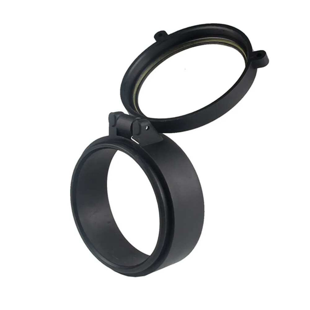 2Pcs Rifle Scope Lens Cover Flip Up Cap Objective Lense Lid Quick Spring Protect