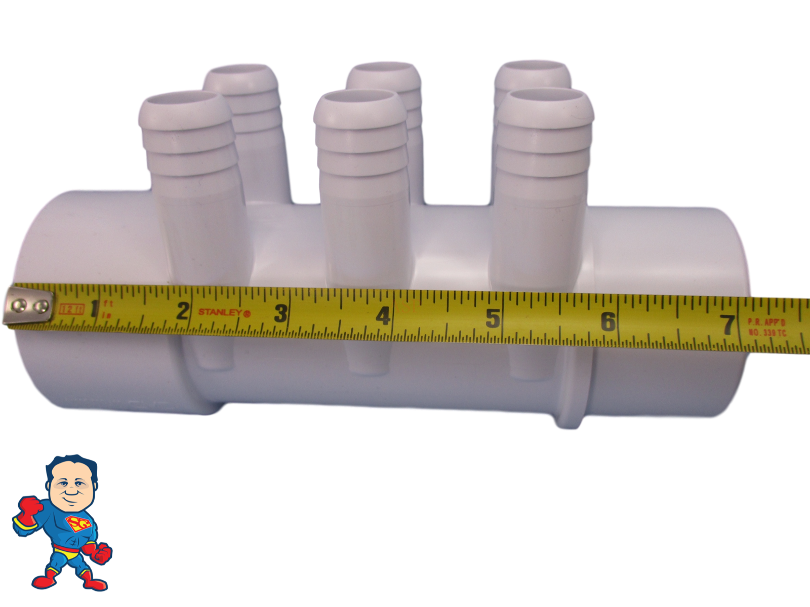 Manifold Hot Tub Spa Part 16 3/4" Outlets Glue and Coupler Kit Info Video