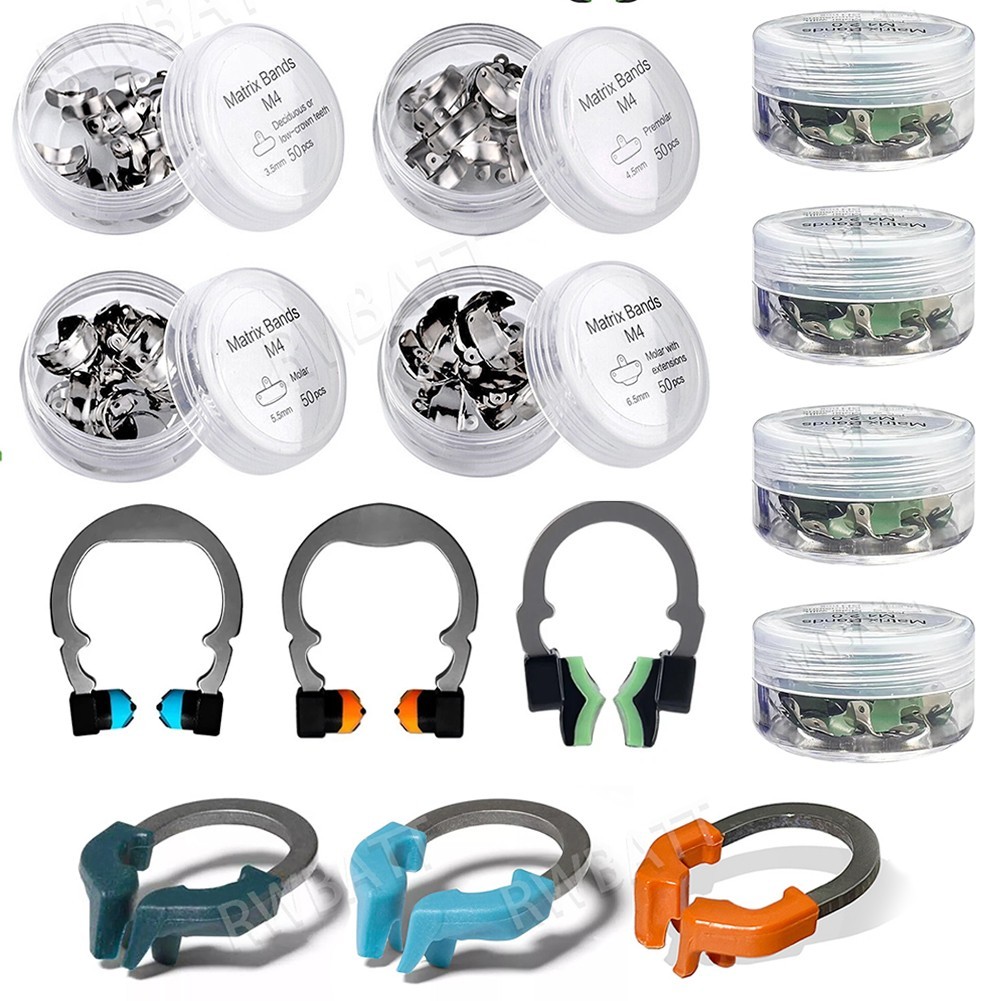 Dental Matrix Bands Ring Sectional Matrice Clamp Fit Garrison Palodent V3 System