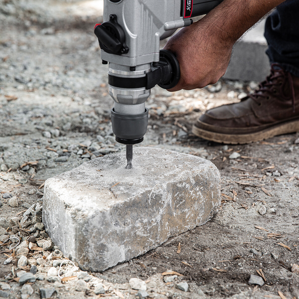 XtremepowerUS 1180W Rotary Chipping Hammer Drill 1-1/4" SDS Plus Variable Speed