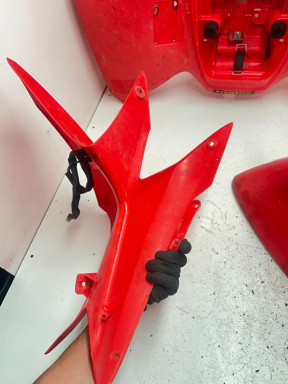 07 Honda Sportrax TRX250EX Trx 250 Ex OEM Plastic Fender Fairing READ DESCRIPTIO