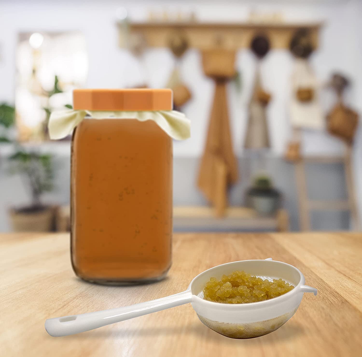 Fermentaholics Fine Mesh Strainer For Liquids Food Strainer Water Kefir 2pk