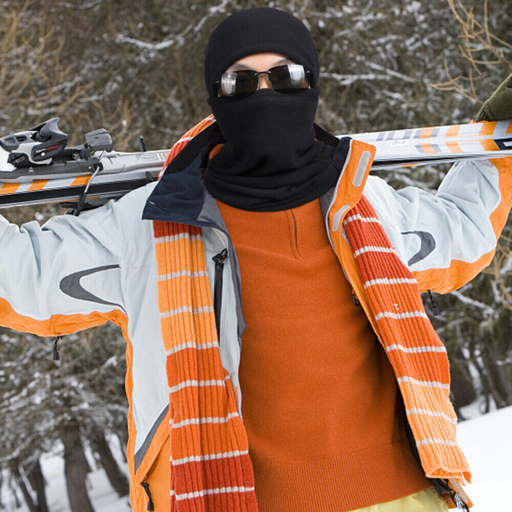 Winter Windproof Fleece Neck Warmer Gaiter Ski Face Mask Scarf for Cold Weather