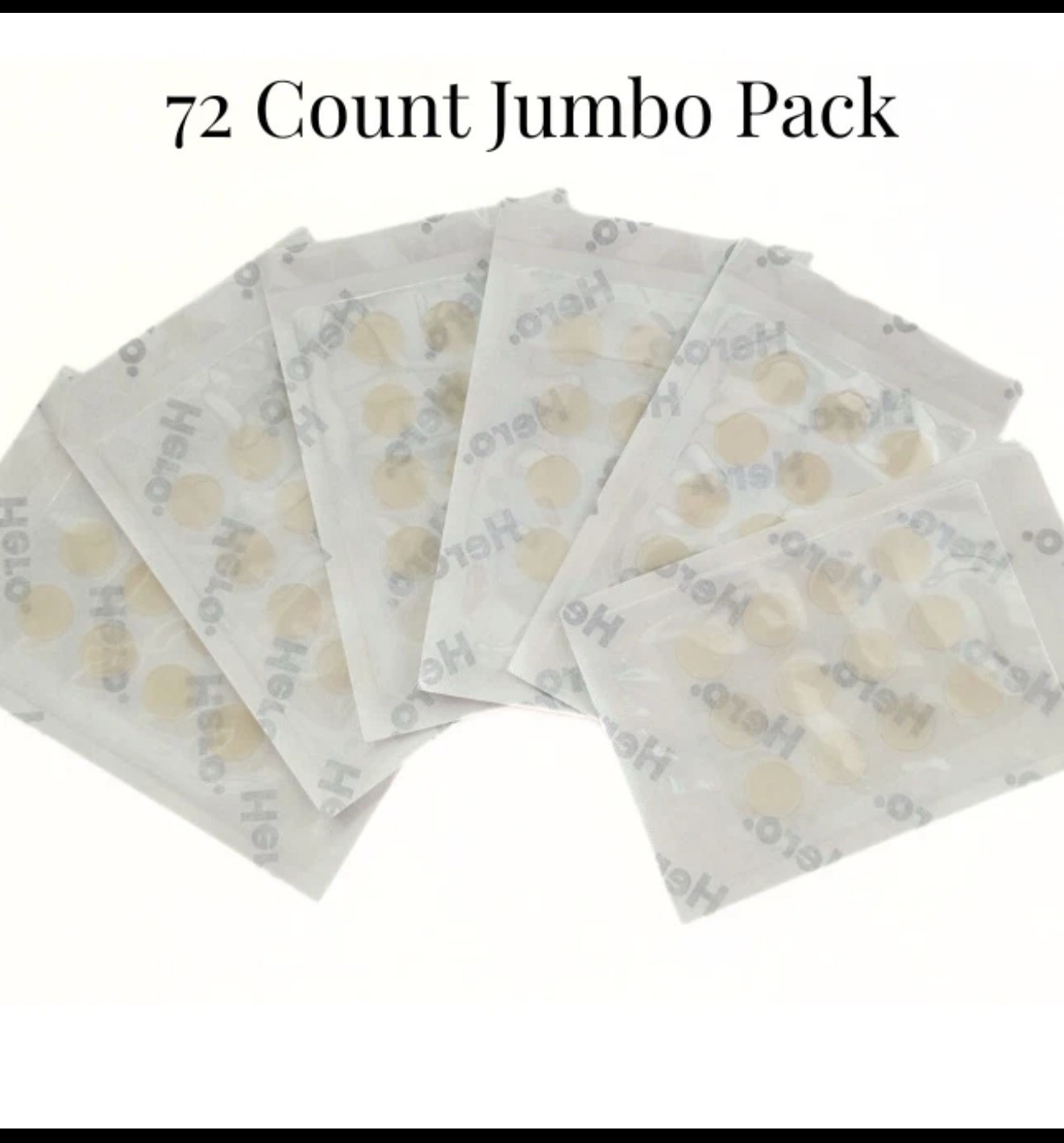 Hero Cosmetics Mighty Patch Invisible+ - 72ct Hydrocolloid Acne Pimple Patches