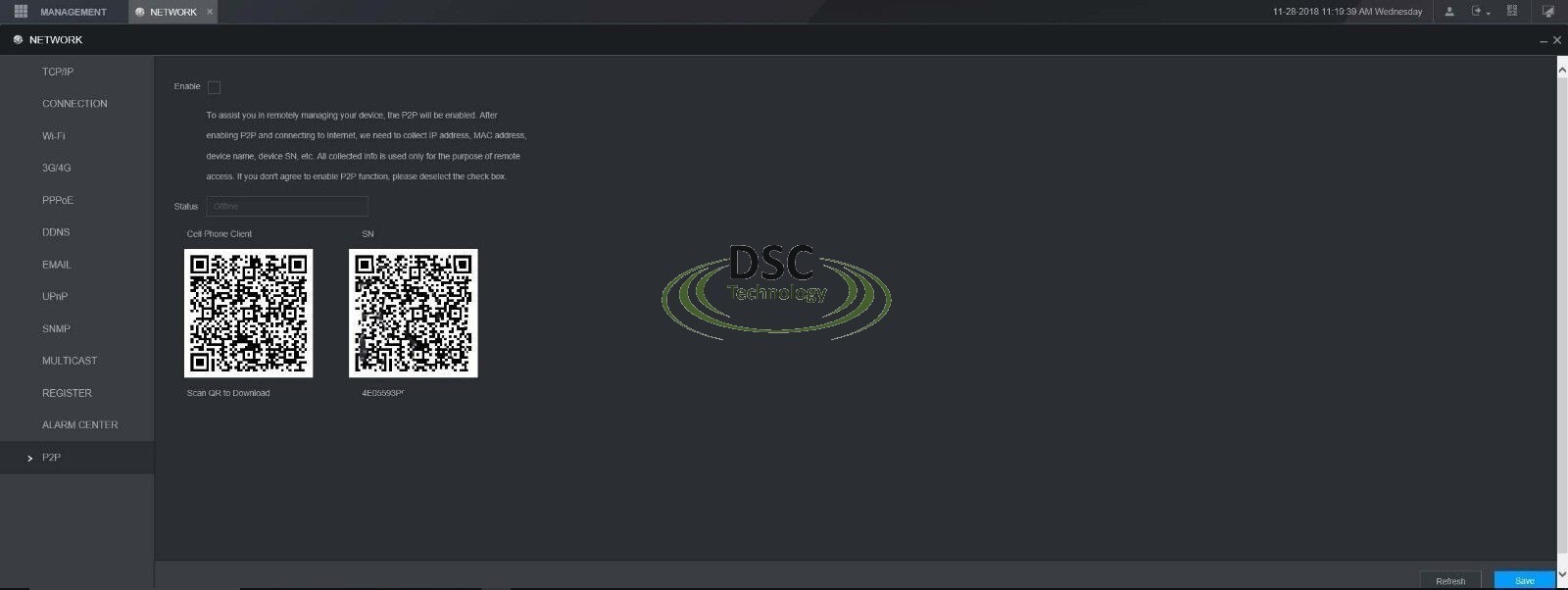 32CH 5MP DVR HDCVI/AHD/TVI/CVBS/IP video inputs H.265 P2P *No HDD*