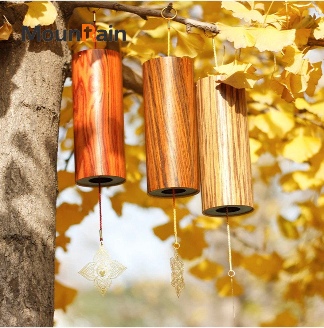 A Set of 7pcs Meditation Chord Wind Chime Handmade Bamboo Sound Healing Chimes