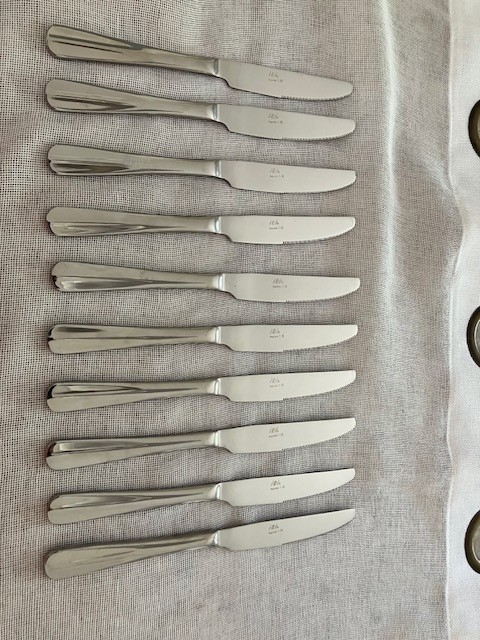 (Qty 50) iTi BA-331 Baguette 8.625" 8-5/8 Stainless Steel Dinner Knives 1-H