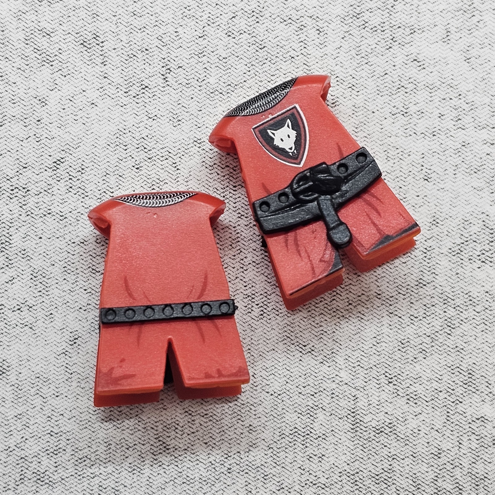 2pack Custom Wolf Tabard Blocks Accessories for Minifigures gA1wt2