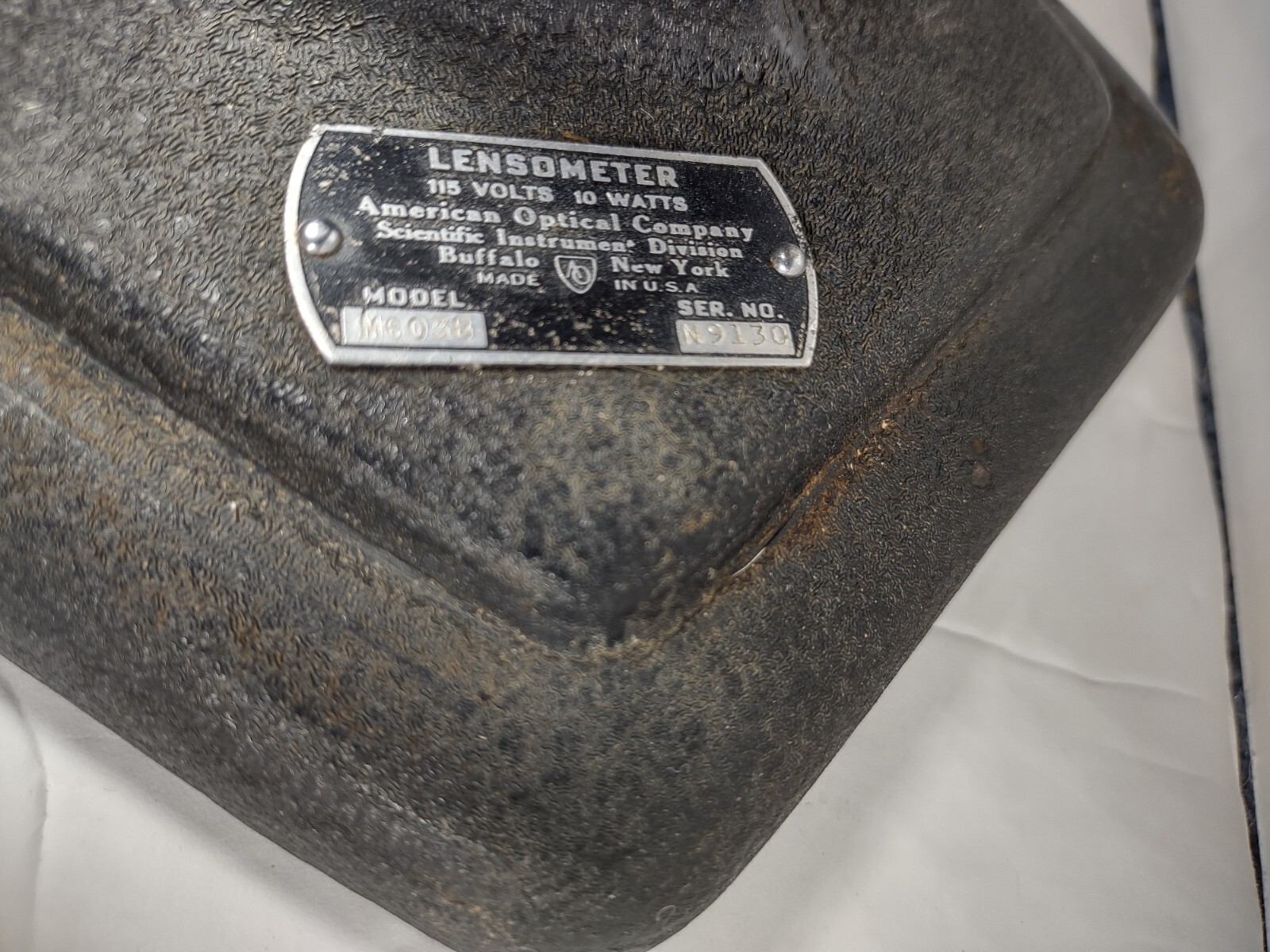 Vtg Lensometer Model # M-6038 ~ American Optical Company - Optometrist Tool