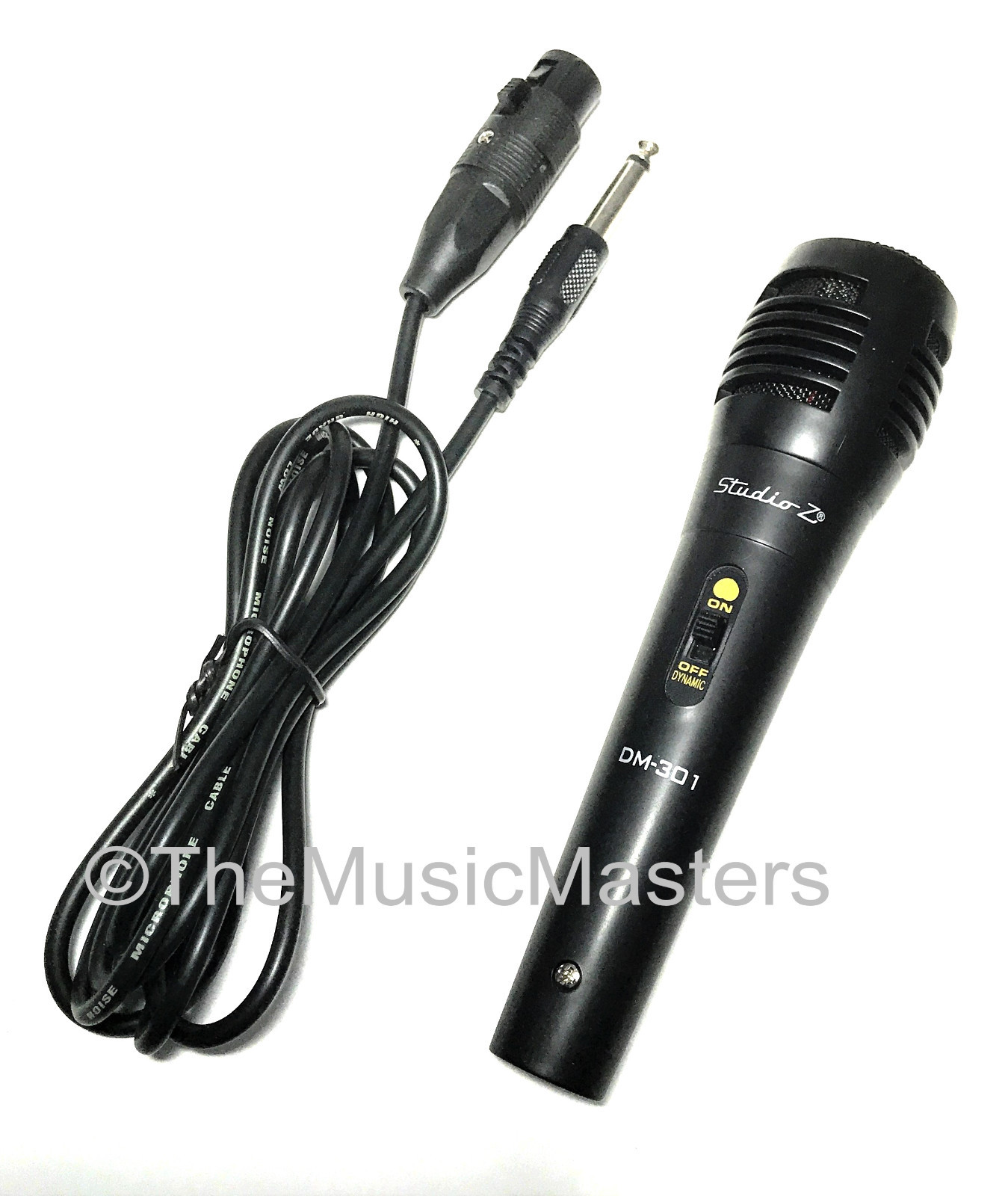 Handheld Karaoke DJ Vocal Dynamic Microphone Mic On/Off Switch XLR to 1/4" Cable