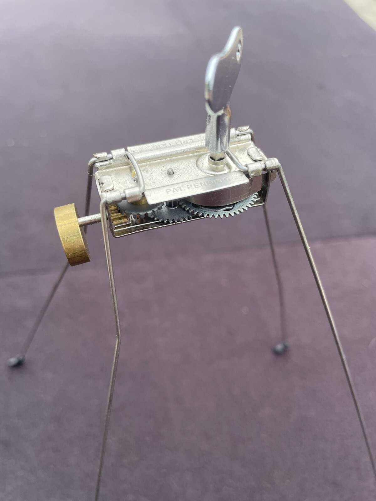 Kikkerland CRITTER Wind Up Dynamo Toy Chico see video!