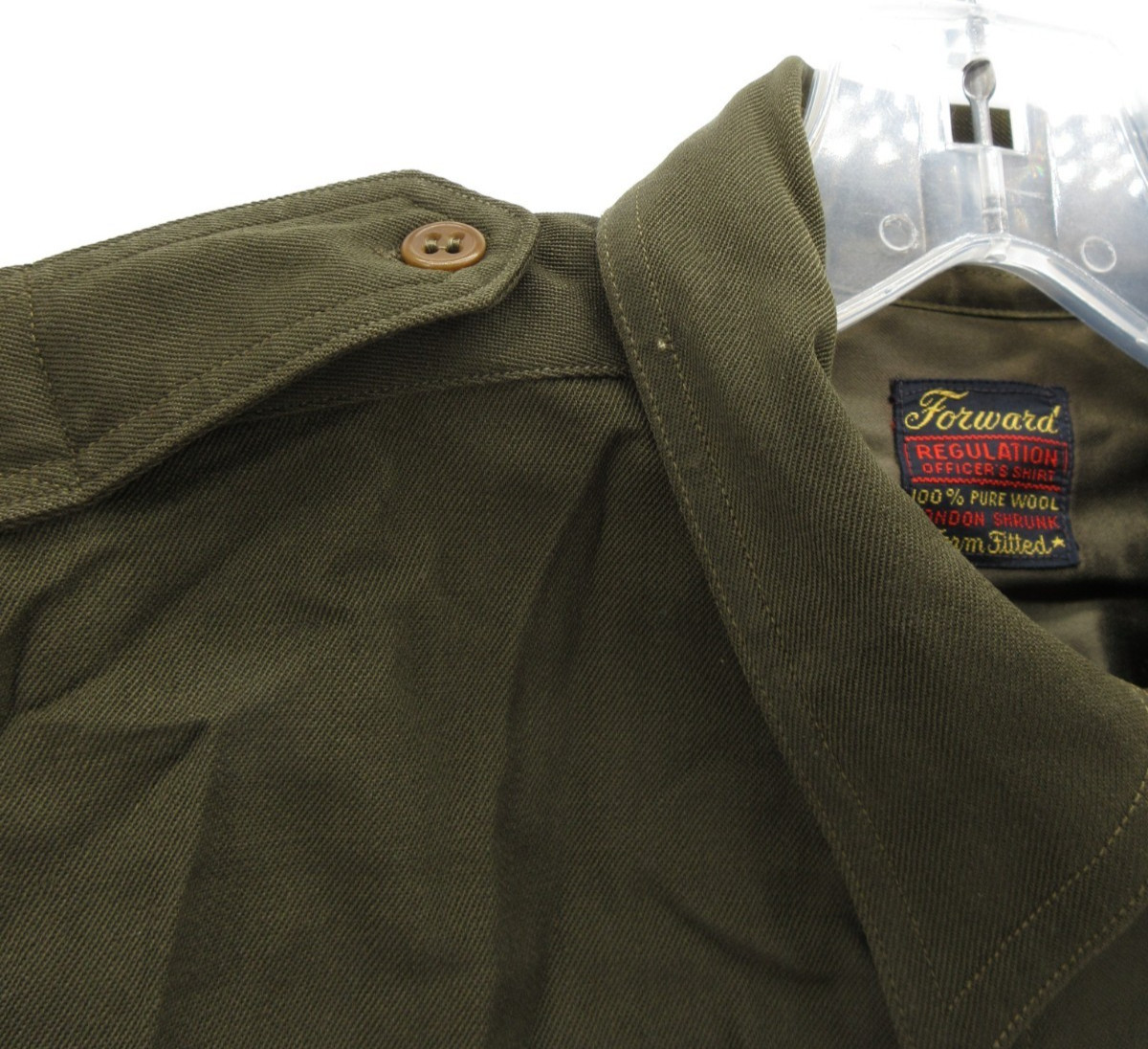 VTG WWII US Army Shirt Small Green Air Force USAAF Uniform Military Wool 1940s *